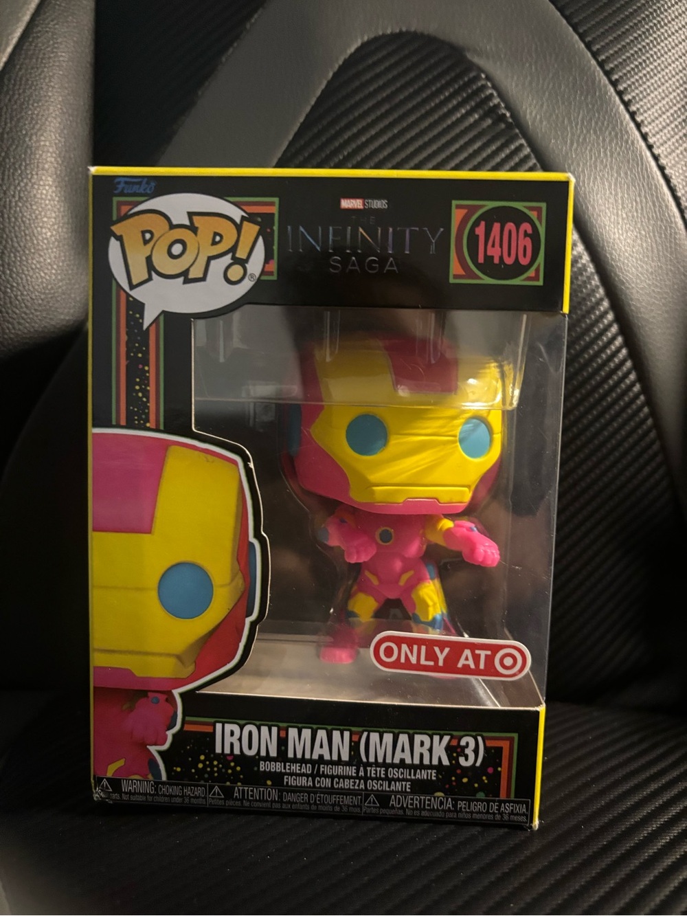 Funko Pop! Infinity Saga Iron Man (Mark-3) - Yellow & Pink